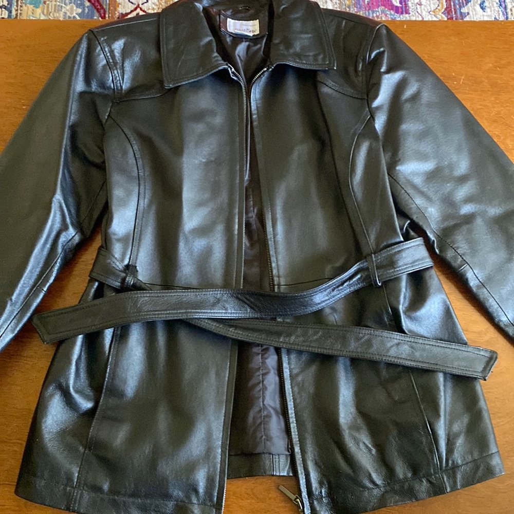 East 5th leather jacket large